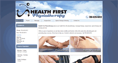 Desktop Screenshot of healthfirstphysio.com
